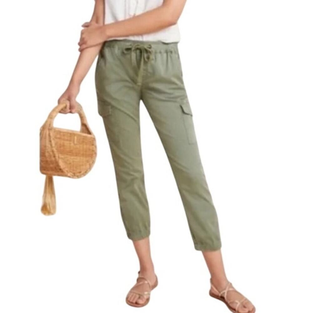 Sanctuary Size Medium Standard Surplus Green Cargo Pants Pockets Camo FLAWED